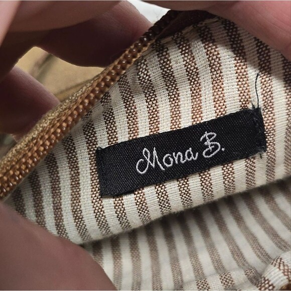 Mona B. USA Postage Stamp Vintage Look Distressed Cowgirl Crossbody Rustic Bag - Picture 9 of 9